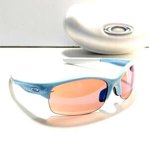 OAKLEY Commit Sunglasses Powder LightBlue White Frames 03-792 Size:62□12 USA 125
